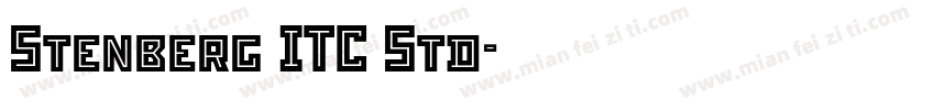 Stenberg ITC Std字体转换